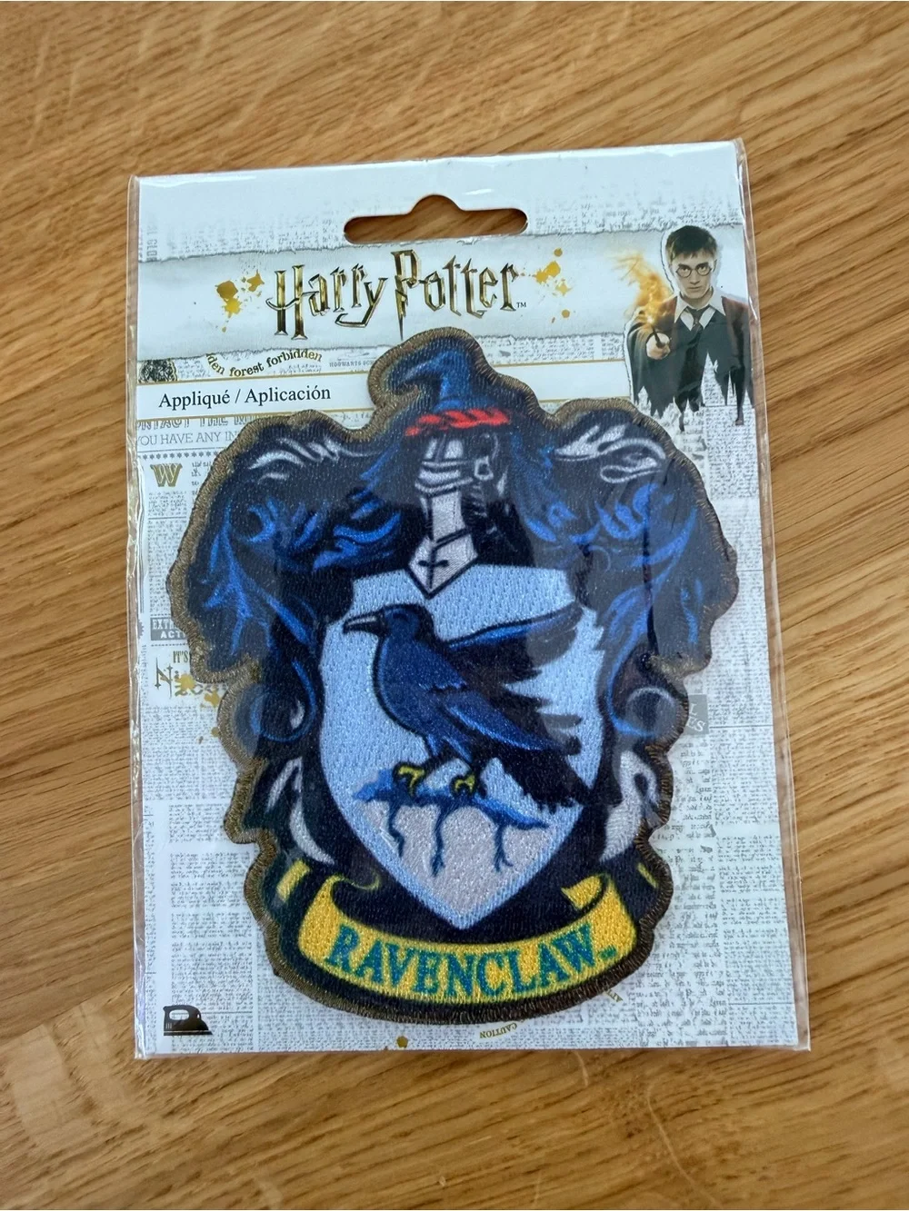 harry potter Ravenclaw Patch - Blue and Gold House Crest Applique